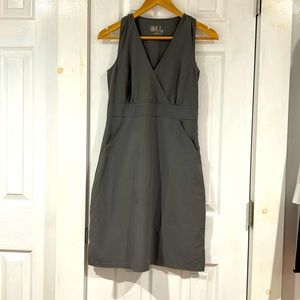 Grey athletic material dress